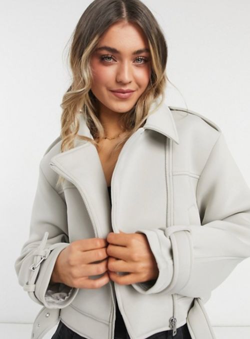 Bikerjacke aus Neopren