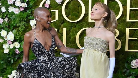 Cynthia Erivo und Ariana Grande bei den Golden Globes 2025 - Foto: IMAGO / UPI Photo